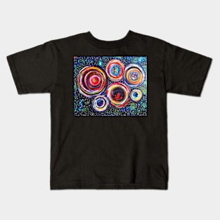 Vibrant Vortex of Choice: Inner Power Painting Kids T-Shirt